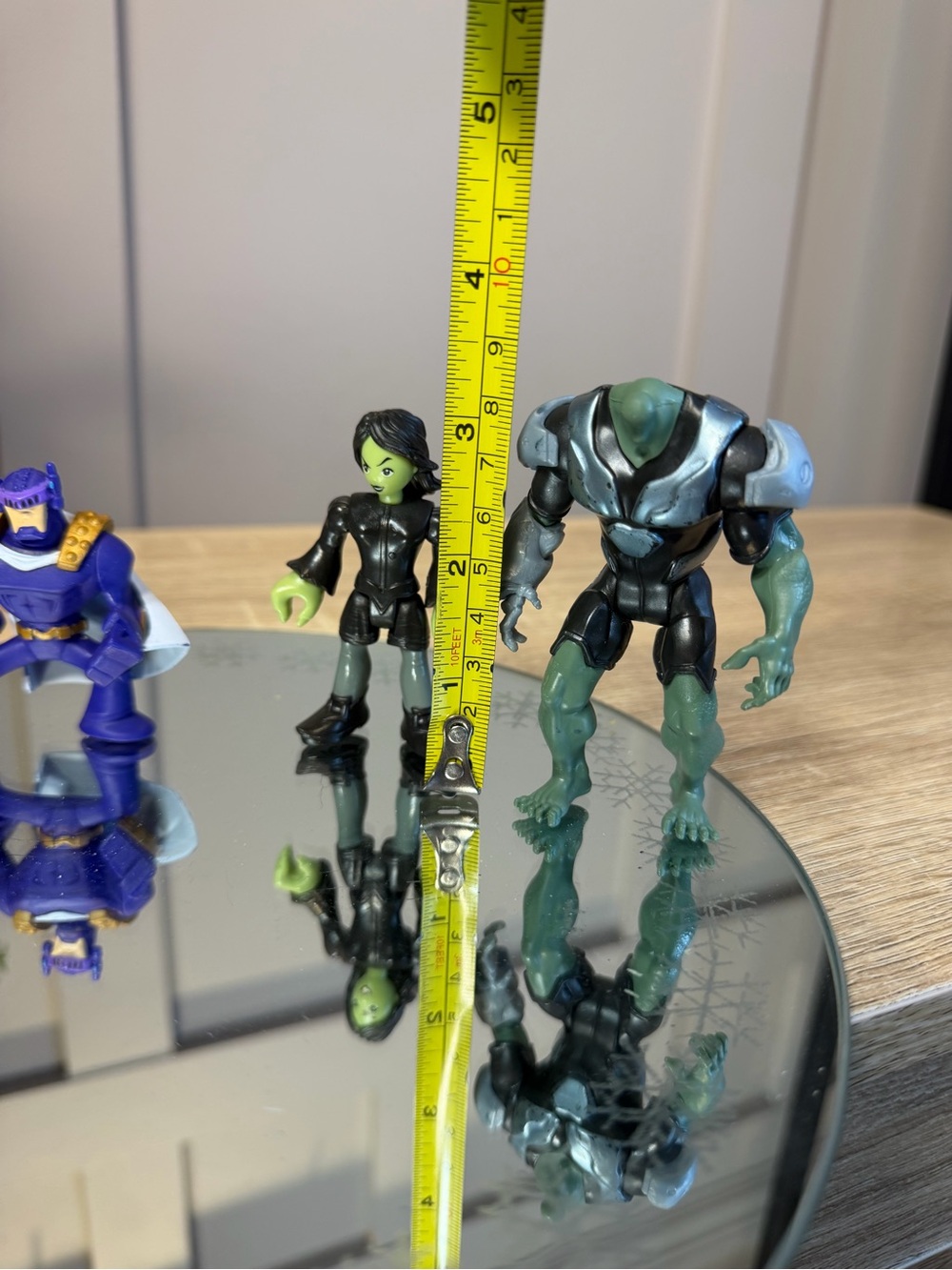 Kids Action 4 Figure Toy Set - Green, Purple, Blue, Gray - Picture 4 of 5